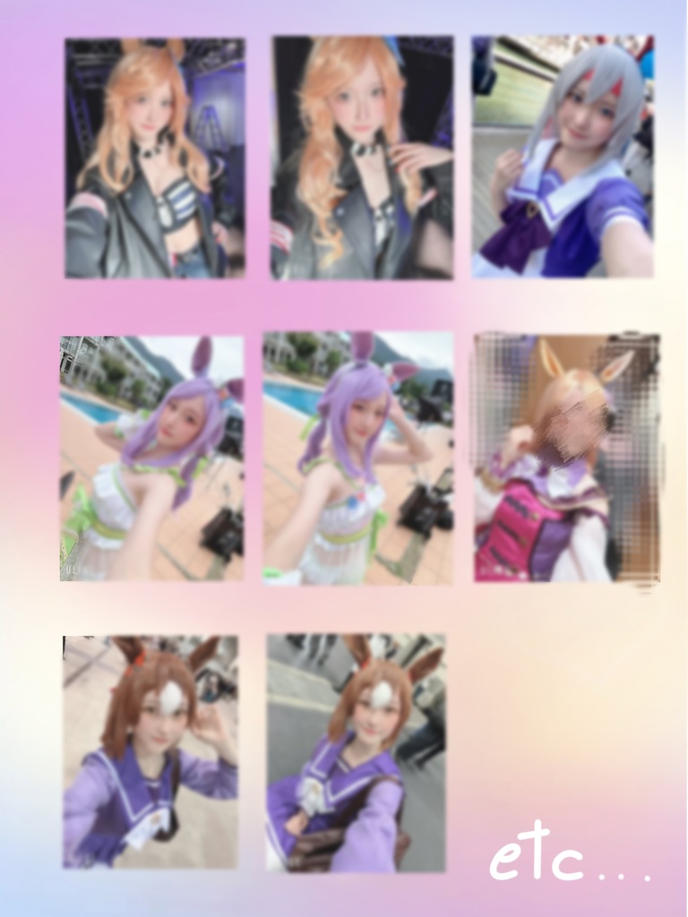 コスプレランダムチェキ（ウマ娘）