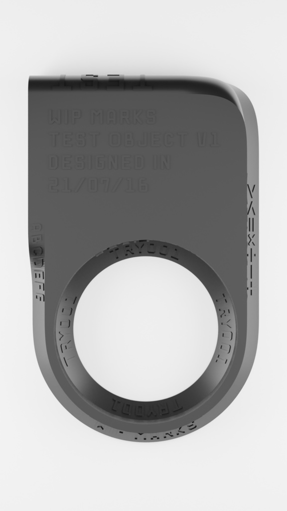 WIP MARKS | 試作品個体識別用フォント