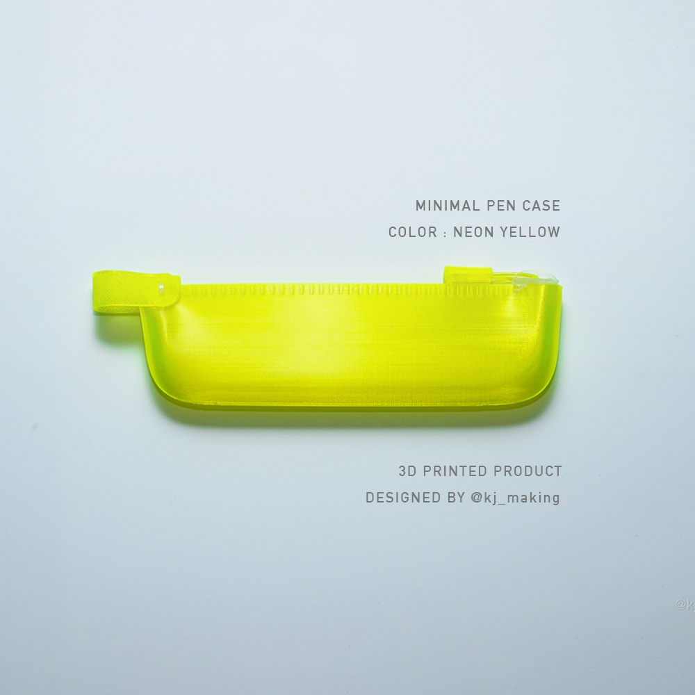 MINIMAL PEN CASE | Frosted line