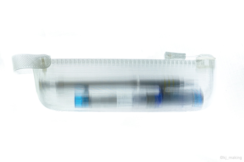 MINIMAL PEN CASE | Frosted line