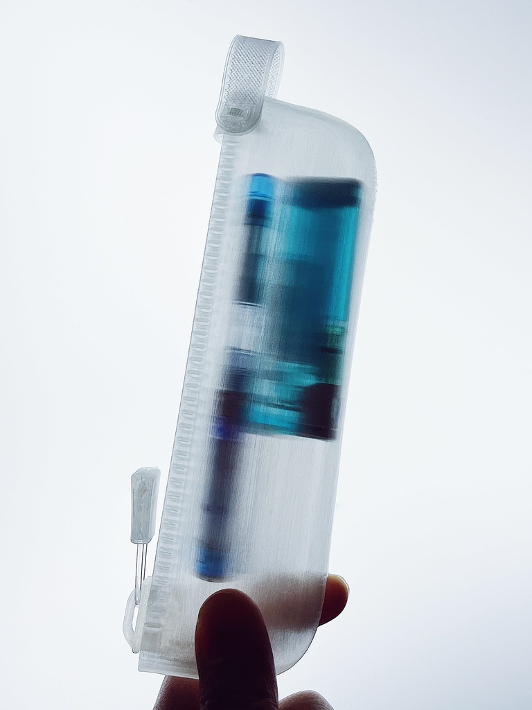 MINIMAL PEN CASE | Frosted line