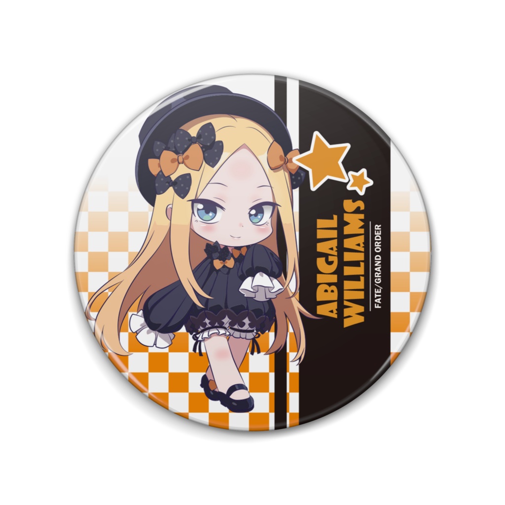 FGO缶バッジ　アビゲイル（チビキャラ）