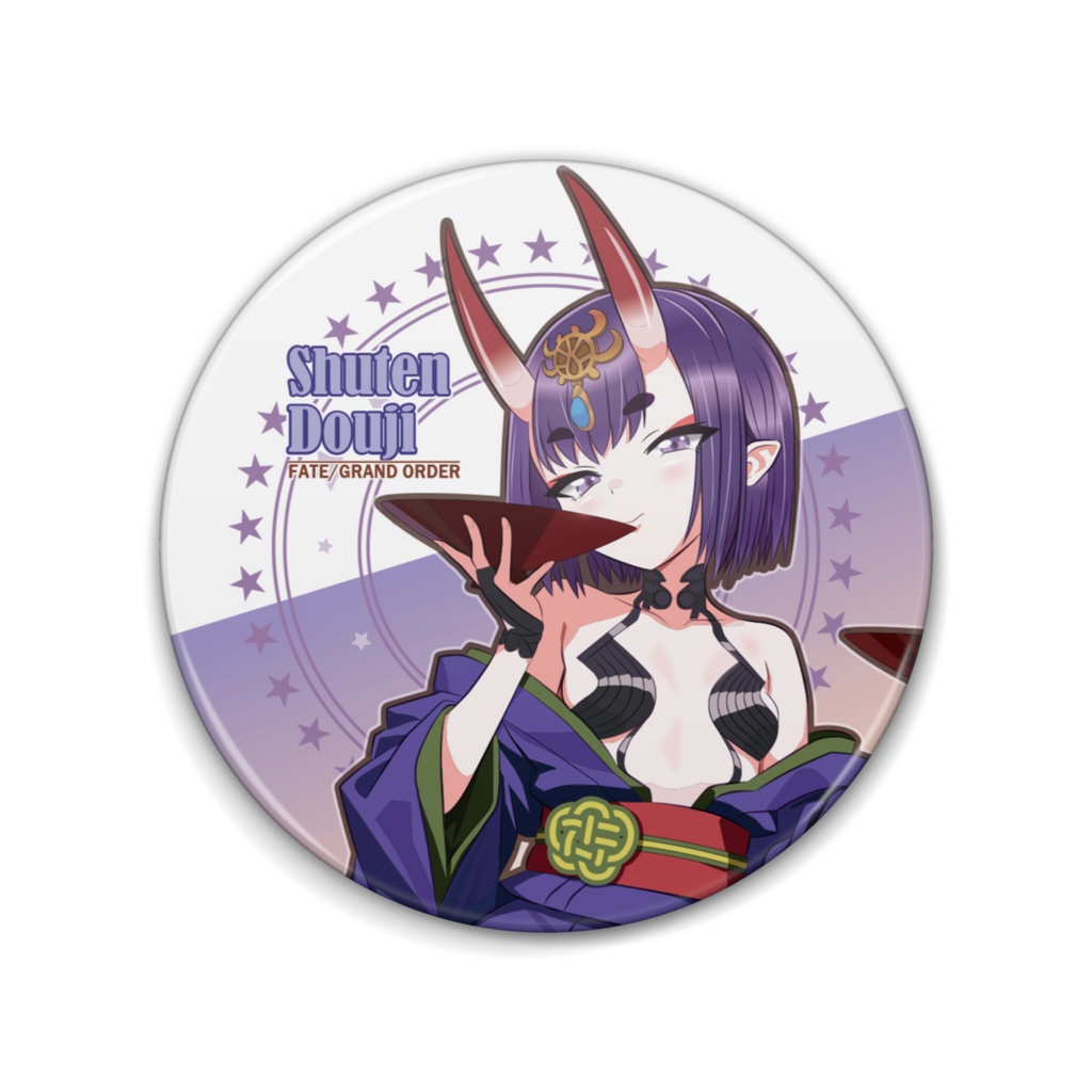 FGO缶バッジ　酒吞童子