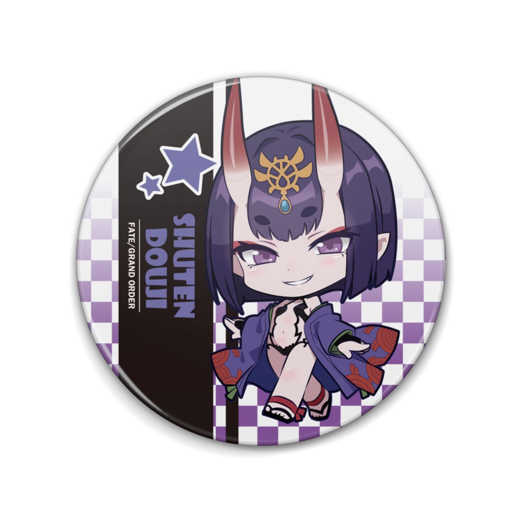 FGO缶バッジ　酒呑童子（チビキャラ）