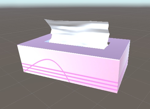【3Dモデル】BOXティッシュ