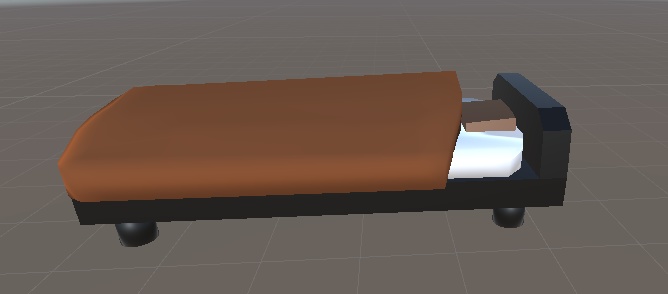 【3Dモデル】ベッド