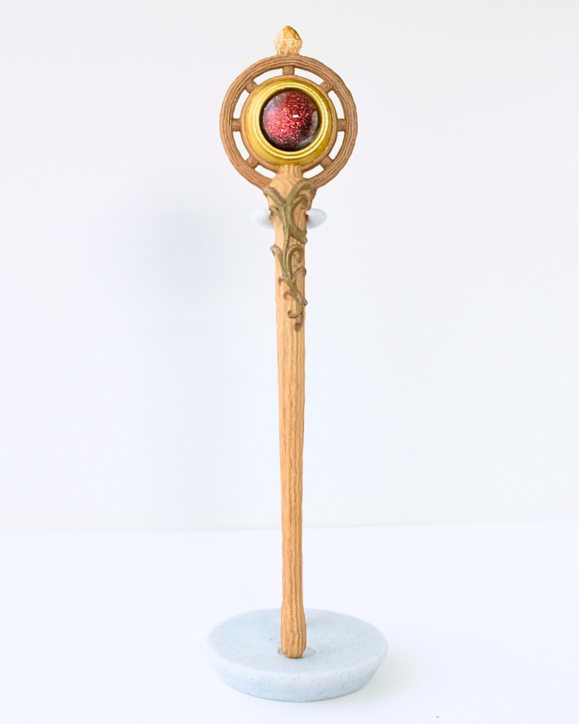 角度によって魔石の色が変わる✨不思議な魔法の杖【はじまりの杖】