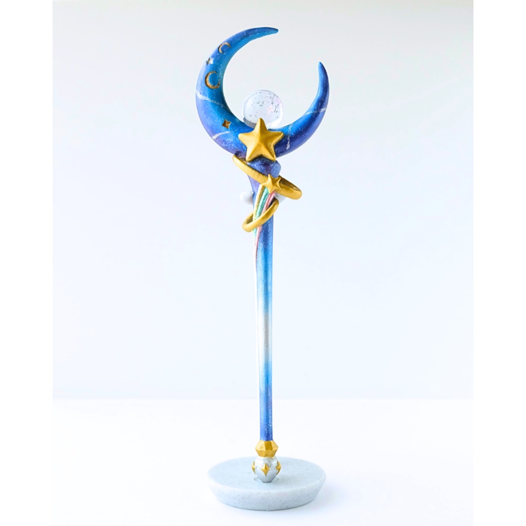 キラキラ魔法少女系🌙月明かりで穢れを浄化する魔法の杖【三日月の杖】