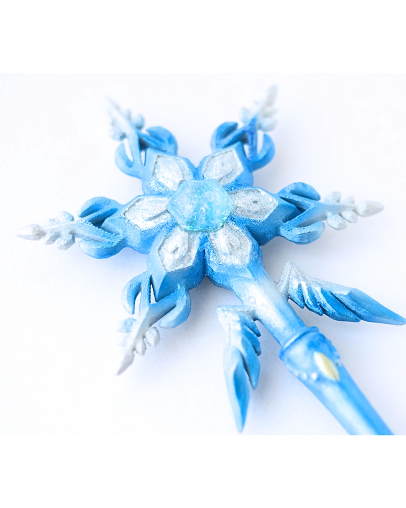 雪の女王🧊凍てつく氷の魔力感じる魔法の杖【氷の杖】