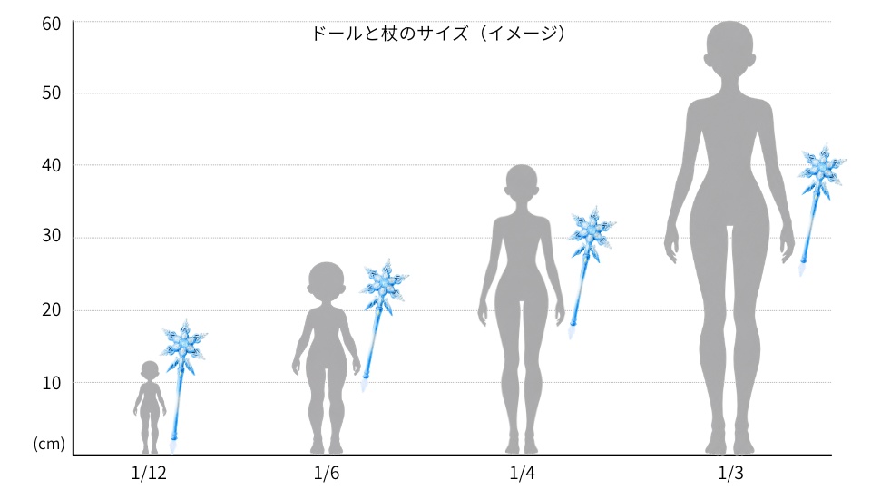 雪の女王🧊凍てつく氷の魔力感じる魔法の杖【氷の杖】