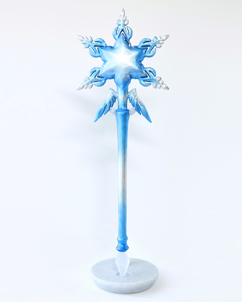 雪の女王🧊凍てつく氷の魔力感じる魔法の杖【氷の杖】