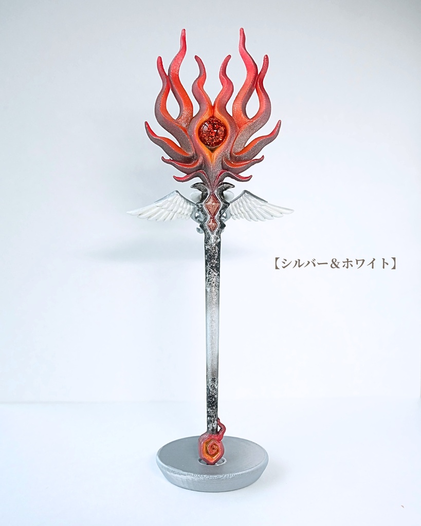 天使の羽🪽魔法の杖やペンに聖属性を付与するスタンド【羽飾りスタンド】