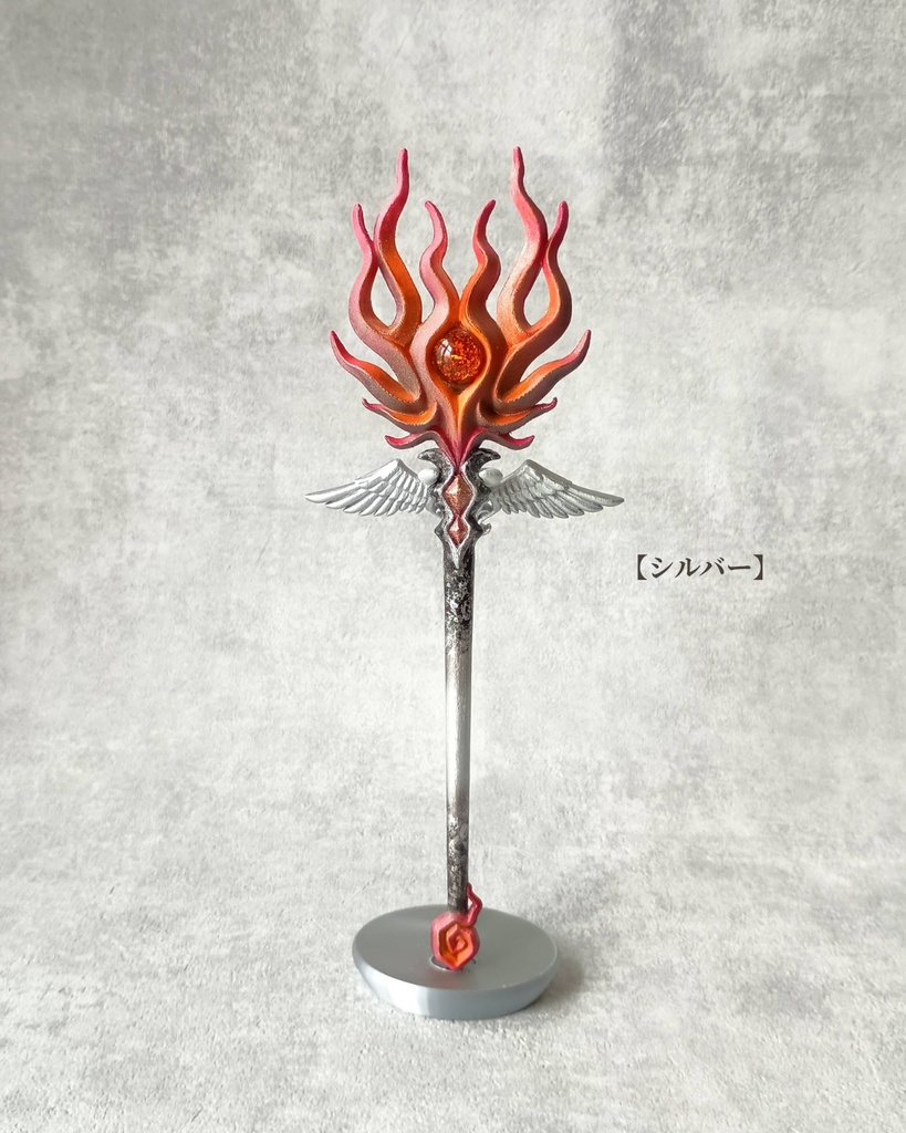 天使の羽🪽魔法の杖やペンに聖属性を付与するスタンド【羽飾りスタンド】