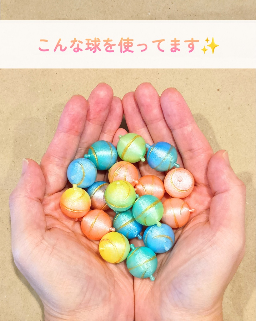 球をくるくる回せる🧚🏼小さな妖精さんのバッグチャーム【妖精のカギ】