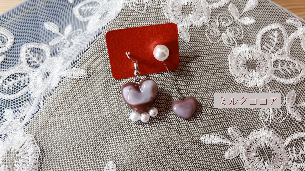 【匿名通販】ハートピアス