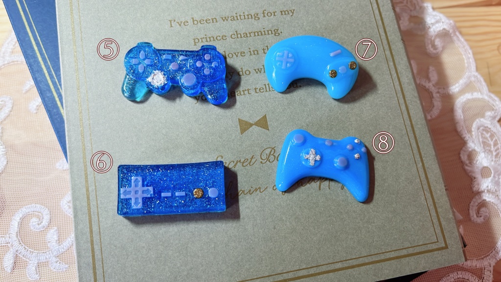 【匿名発送】コントーラーパーツ＜青＞