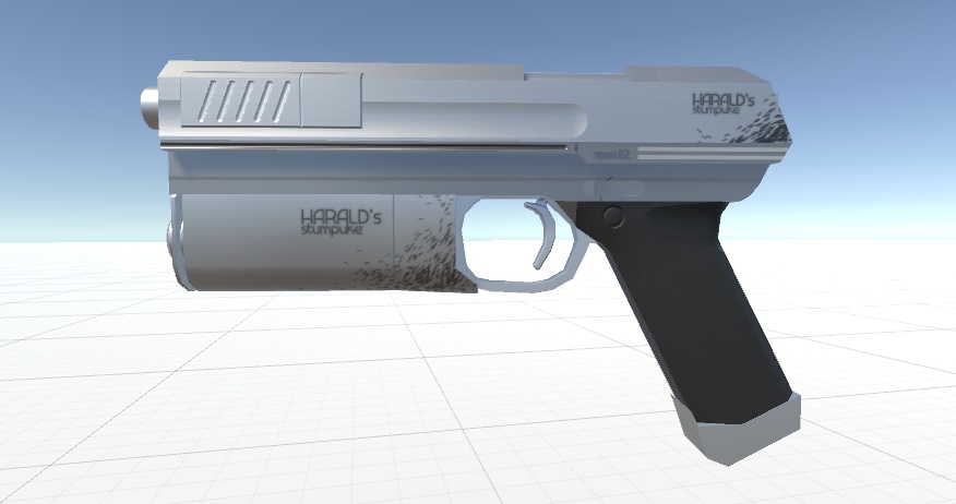 【VRC想定】オリジナル武器ハンドガン「TETHYS-B2」二種 vket3展示品