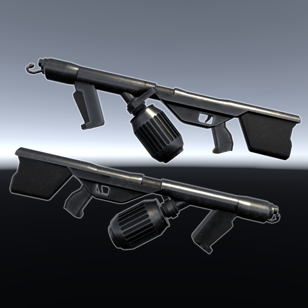 【VRChat想定】Flame Thrower FC-01 火炎放射器