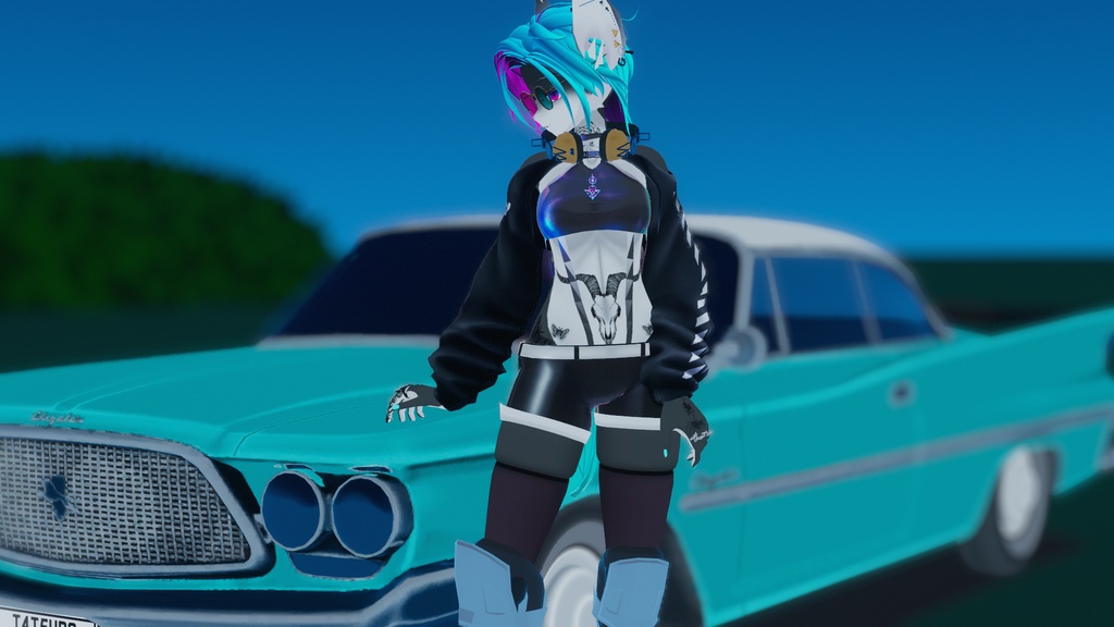 【VRChat想定】Headset 3874 ヘッドセット