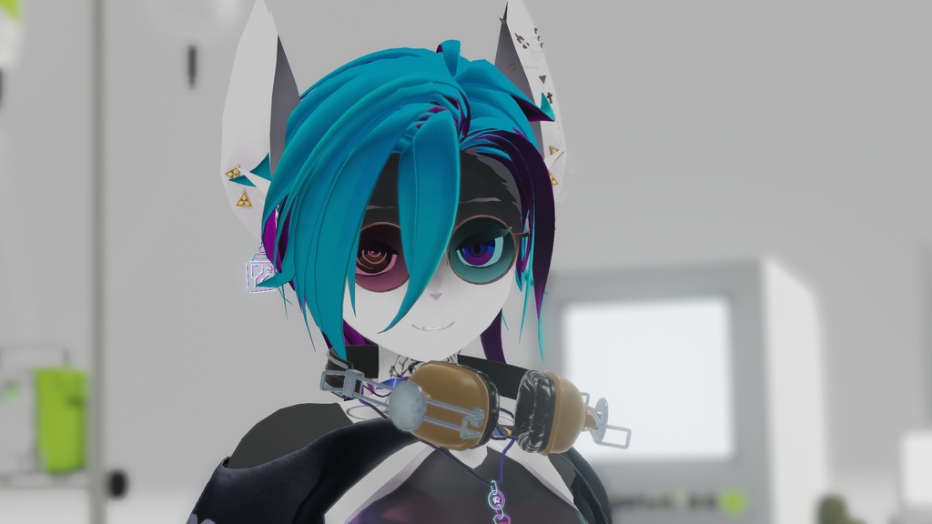 【VRChat想定】Headset 3874 ヘッドセット