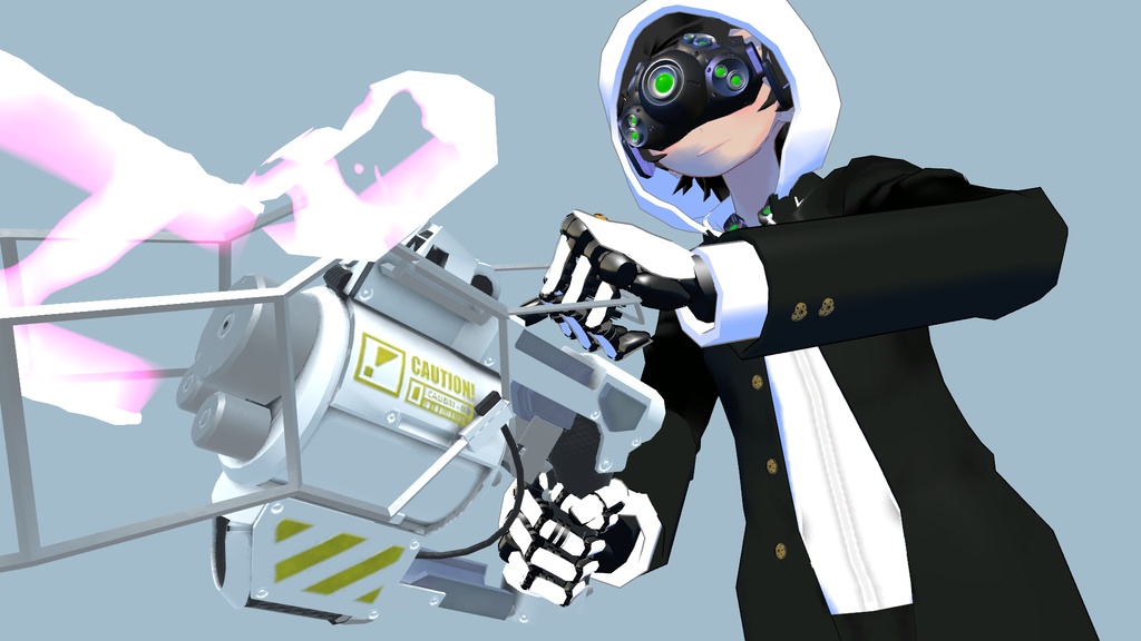 【VRChat想定】レーザーチェーンソー LaserChainsaw