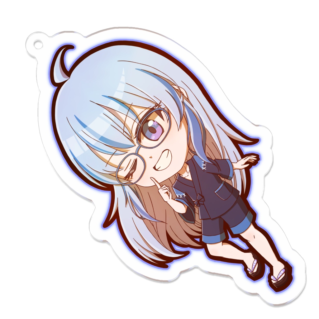 【でいじー師匠】アクリルキーホルダー(甚平1)