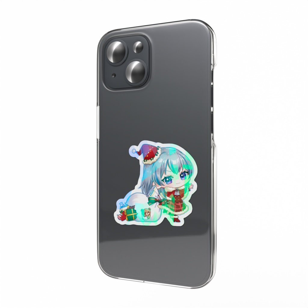 【でいじー師匠】ホログラムスマホステッカー(2025クリスマス)