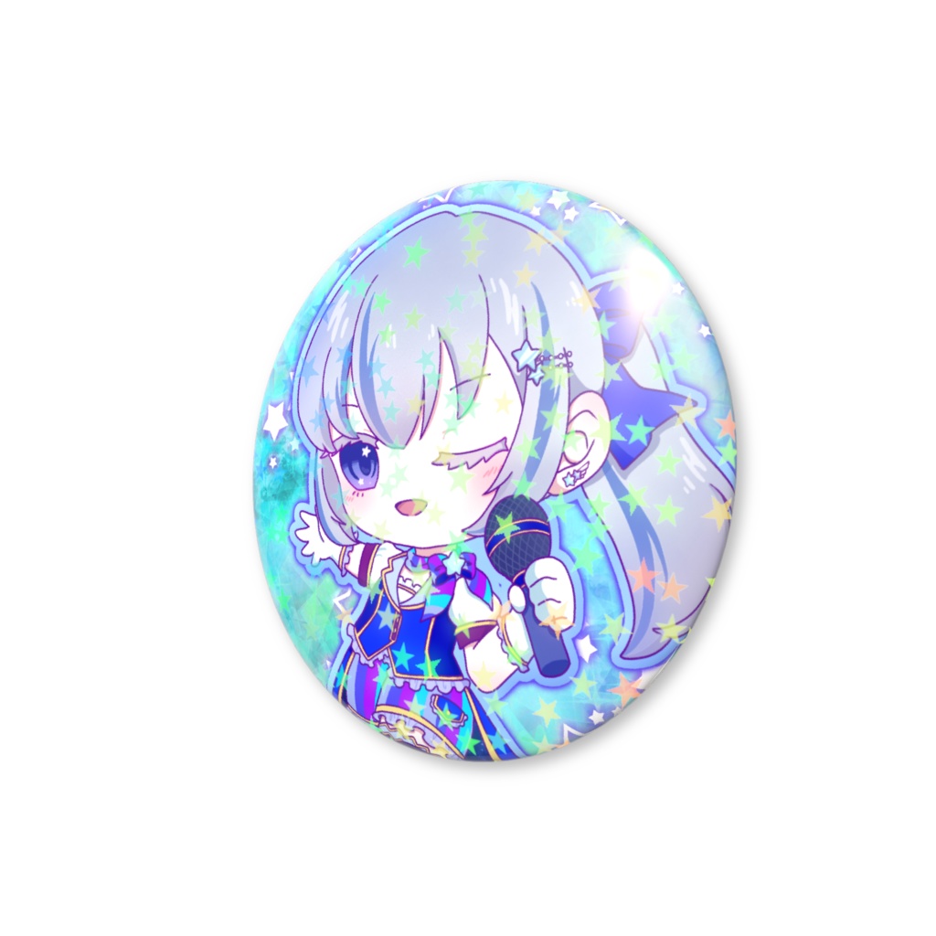 【でいじー師匠】ホログラム缶バッジ(アイドルVer.)