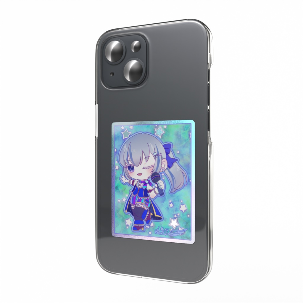 【でいじー師匠】オーロラスマホステッカー(アイドルVer.)