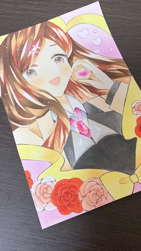 【一点物】「Love」 原画 イラスト コピック