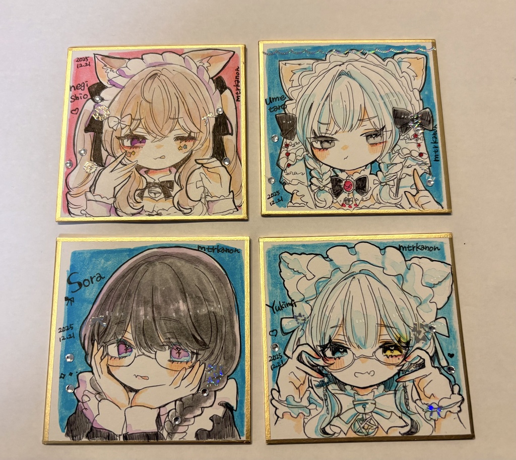 リクエスト豆色紙
