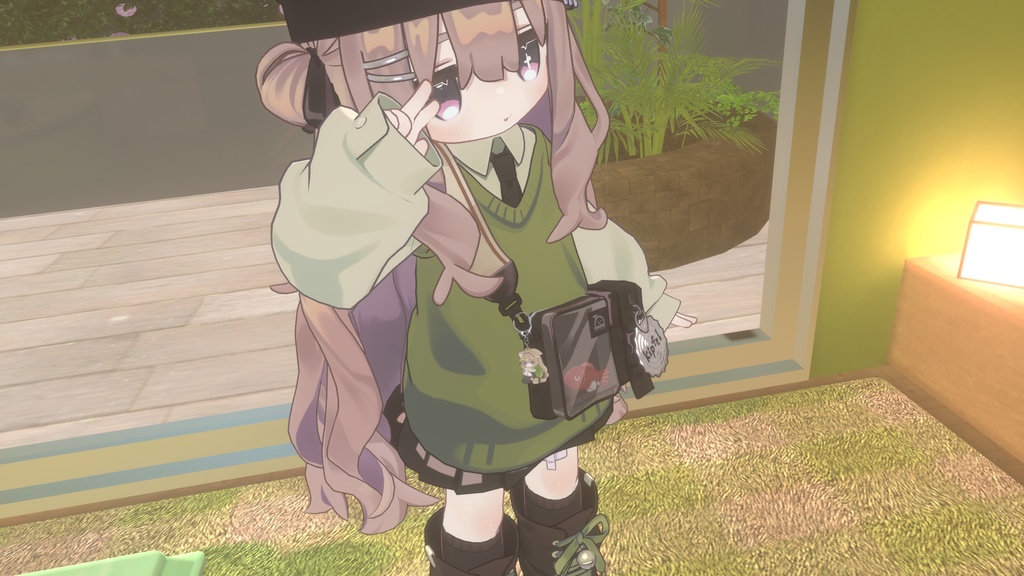 【キプフェル】めそめそキプフェルキーホルダー【バッグアクセ】