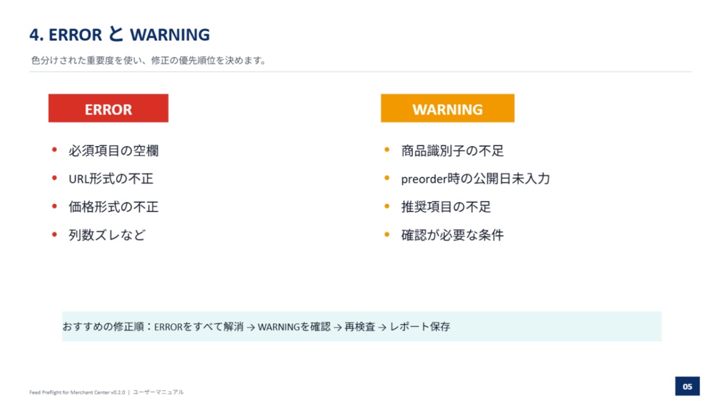 【Windows・完全オフライン】Google Merchant Center向け 商品フィード事前検査ツール|CSV・TSV対応