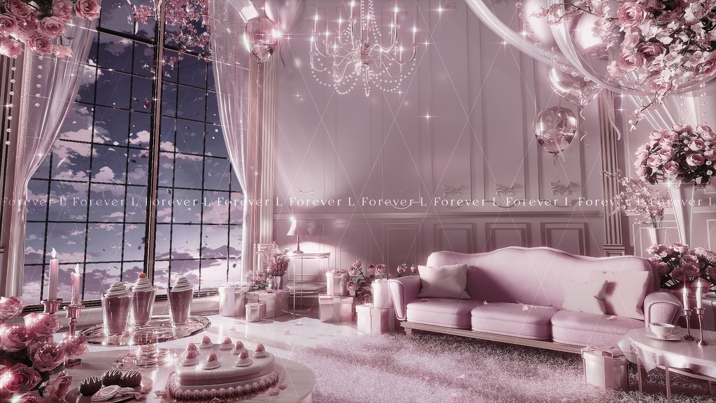 Sweet Event Room | Vtuber Background