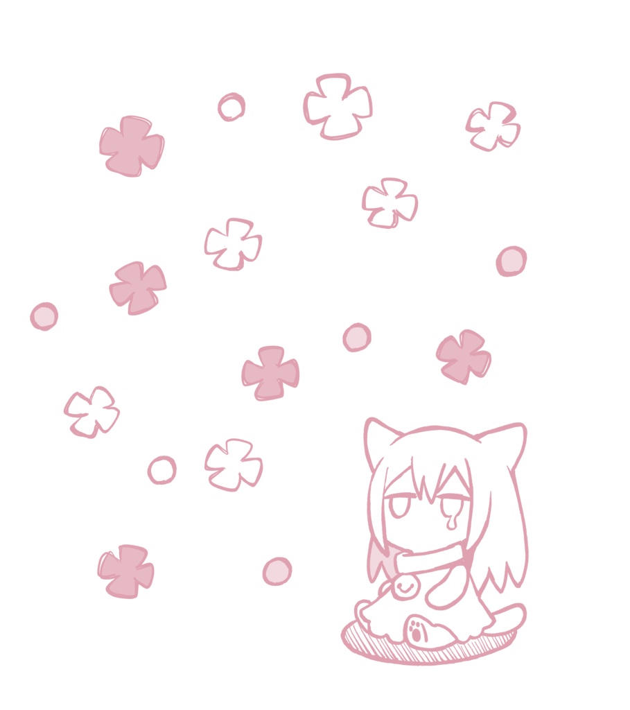 NEKO DAISUKI「ほろほろNEKOTシャツ」