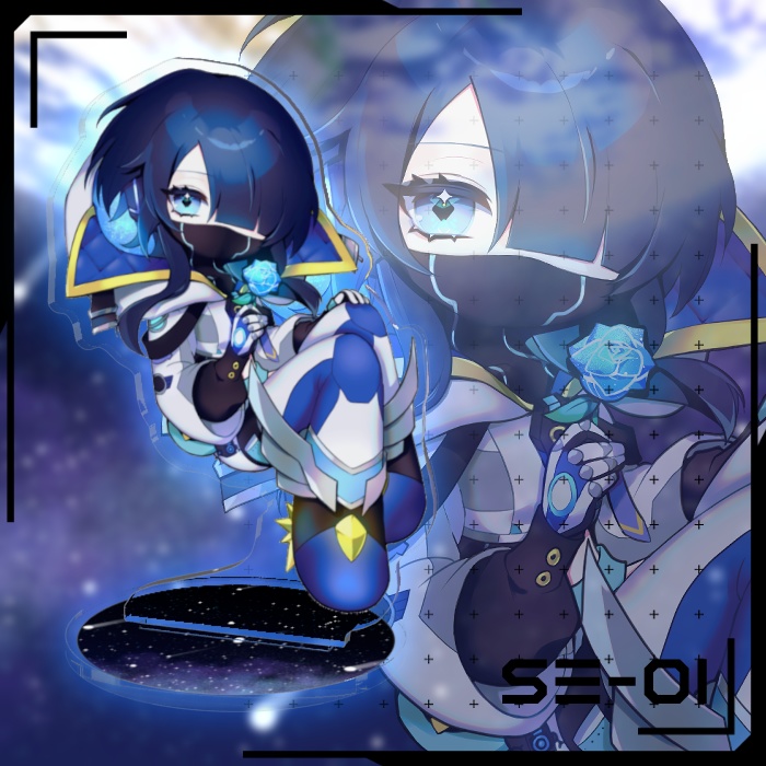 🌟SE-01アクリルスタンド｜「スターダストローズ」