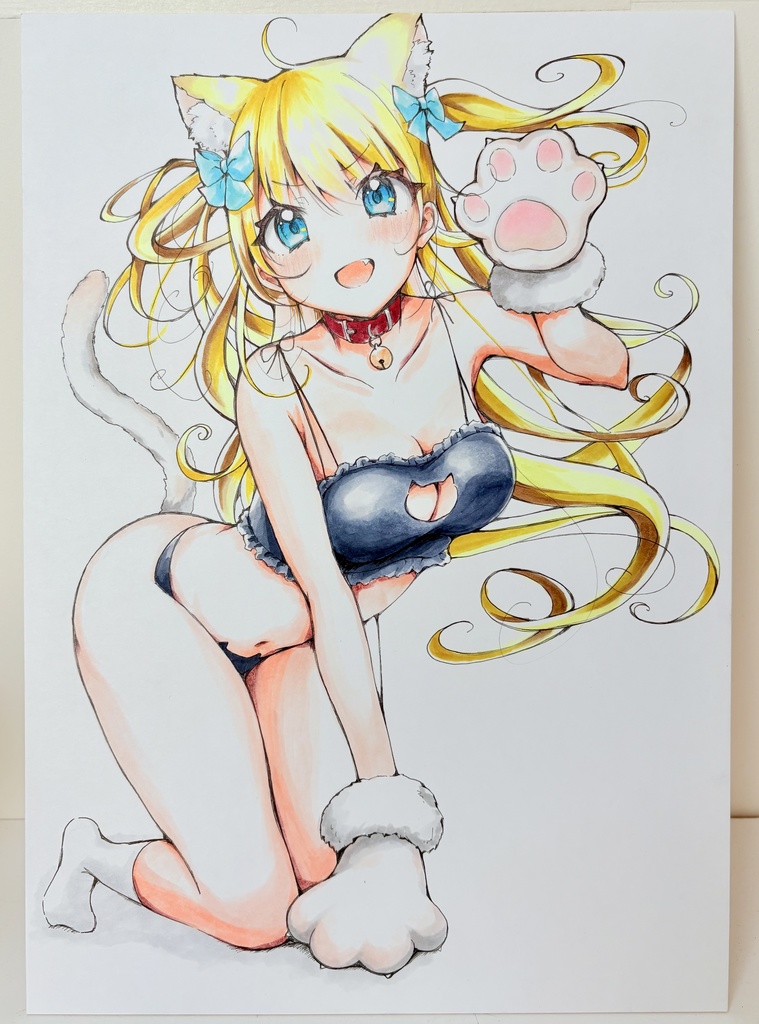 直筆イラスト｢にゃにゃーん｣
