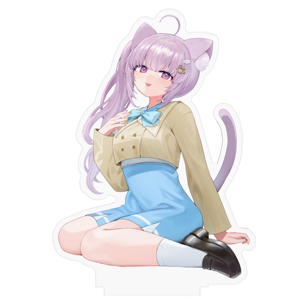 1周年記念イラスト‗ポニテてへぺろver