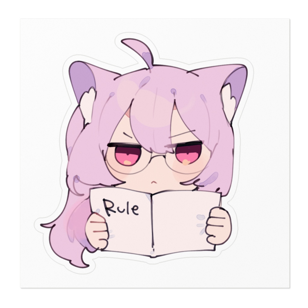 ルール守ってねステッカー