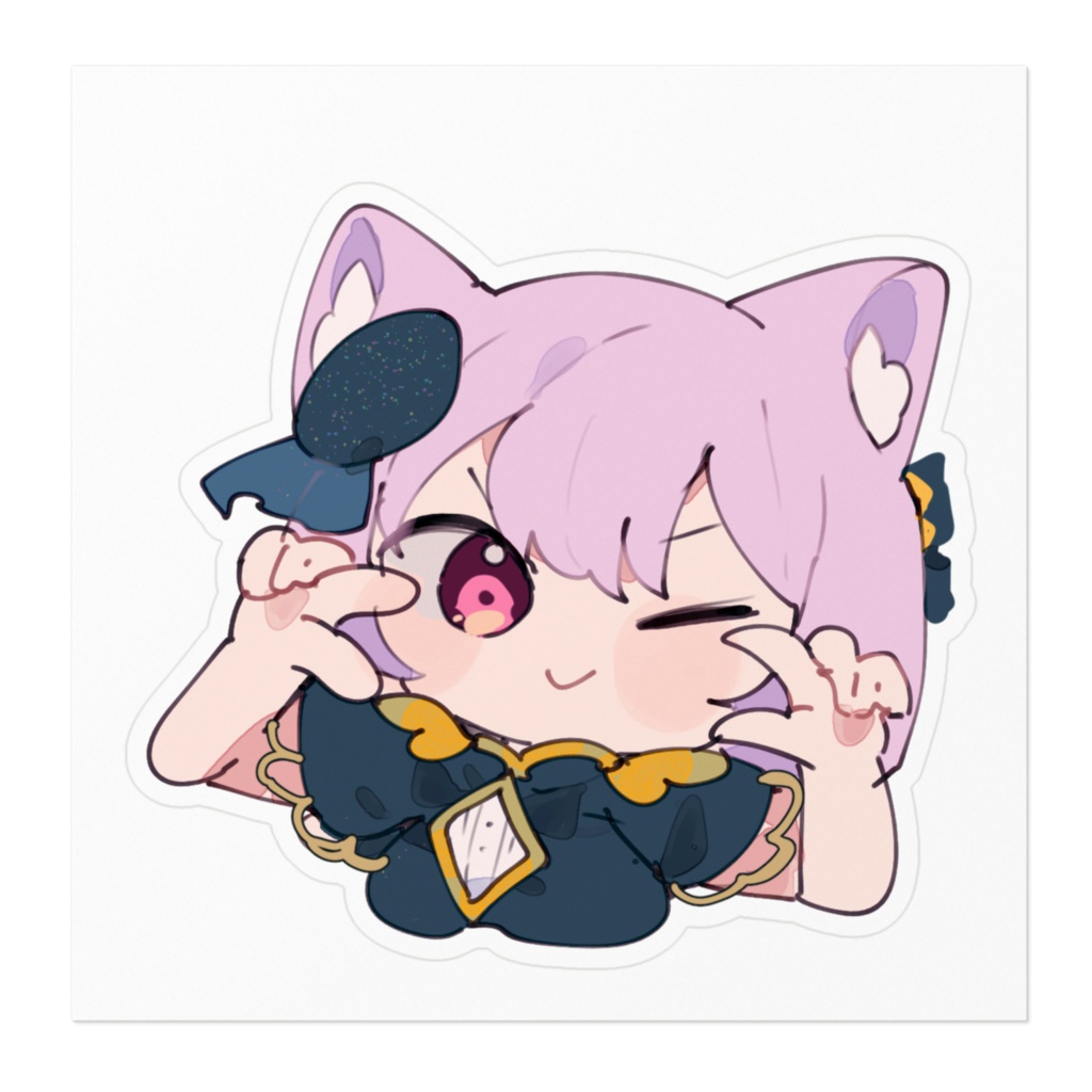 look me!ステッカー