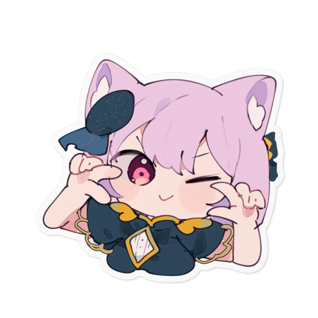look me!ステッカー
