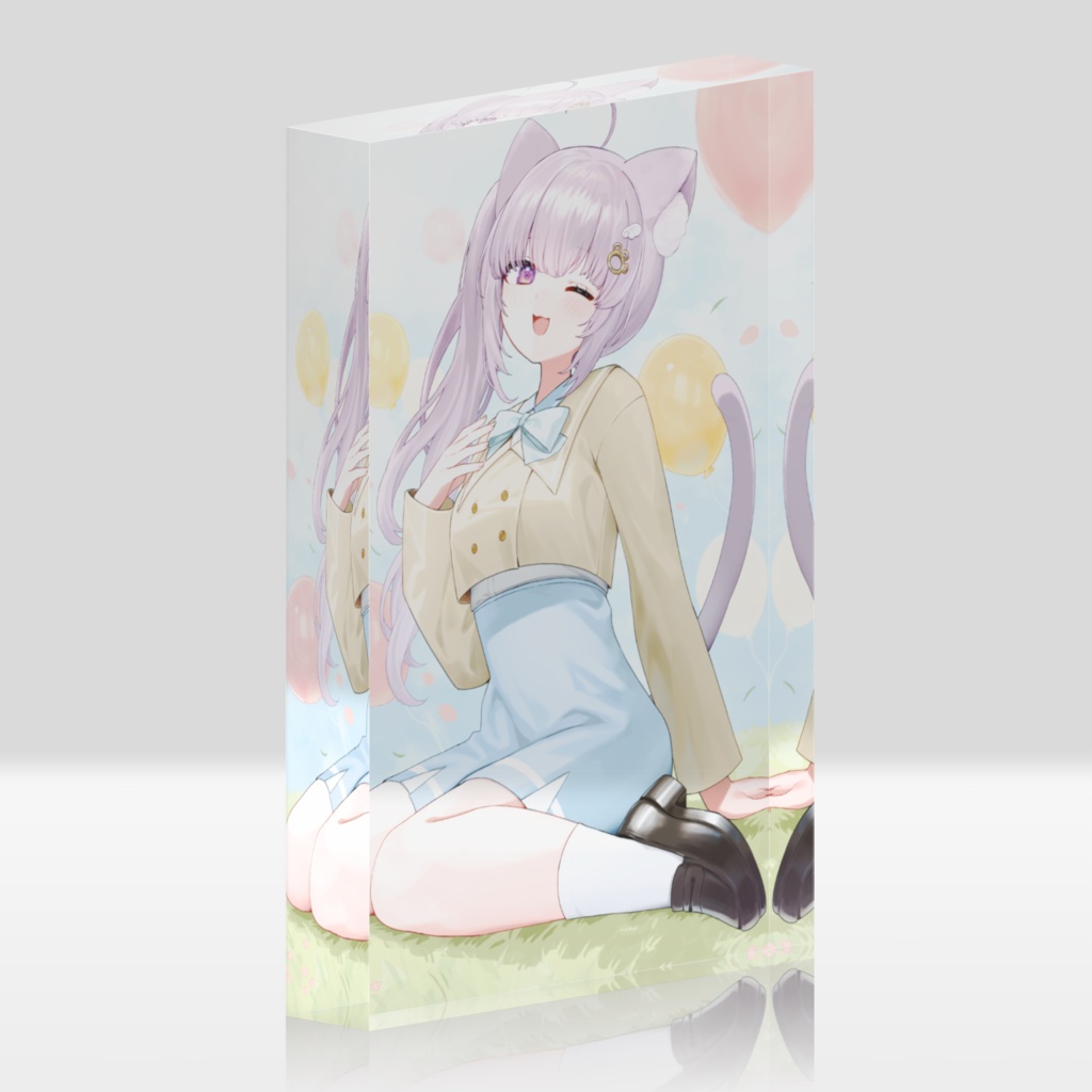 1周年記念アクリルブロック