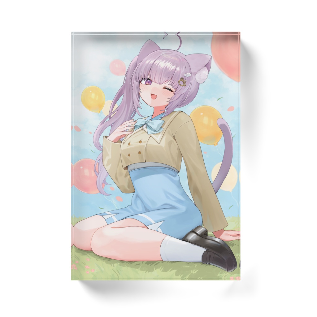 1周年記念アクリルブロック