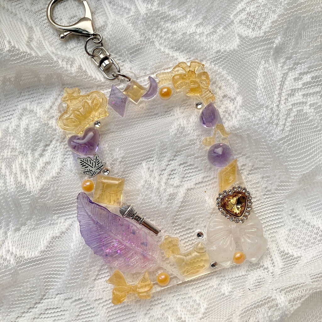 【にじそうさく10】樋口楓 デコ硬質ケース キーホルダー【非公式】