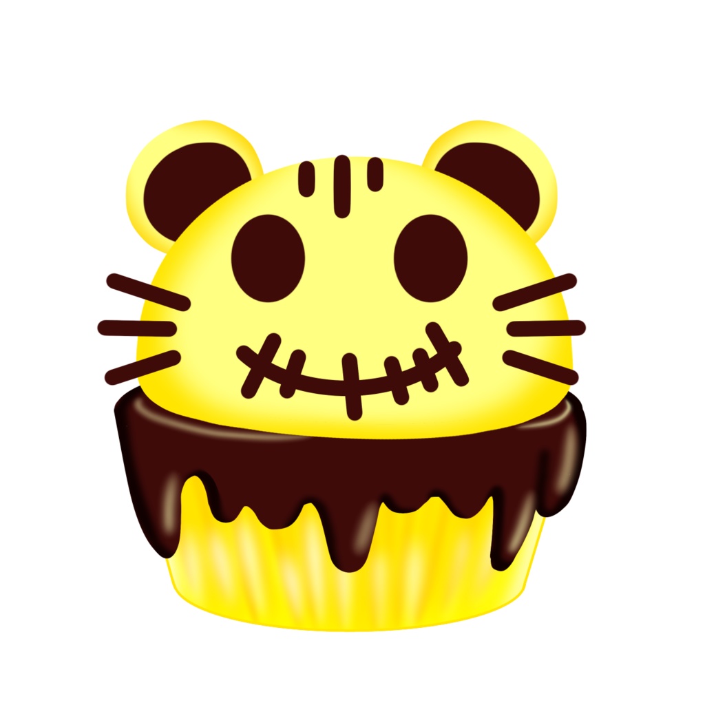 🎃無料ハロウィン素材・カップケーキ🎃