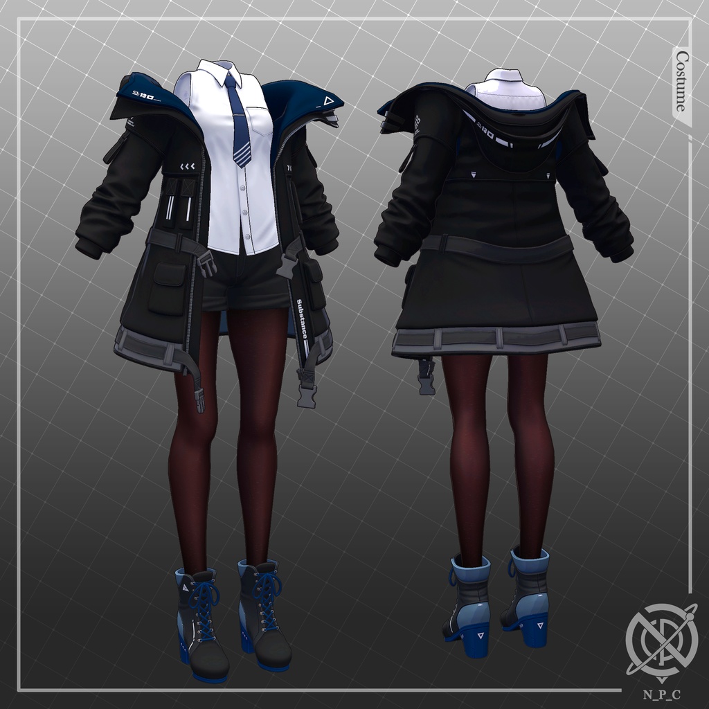 【3Dモデル】Hy_TechJacket