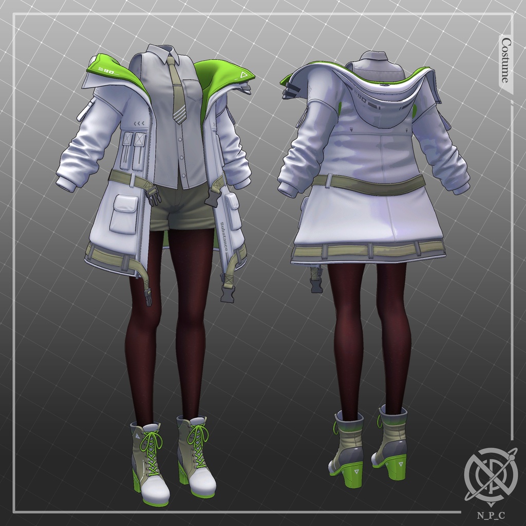 【3Dモデル】Hy_TechJacket