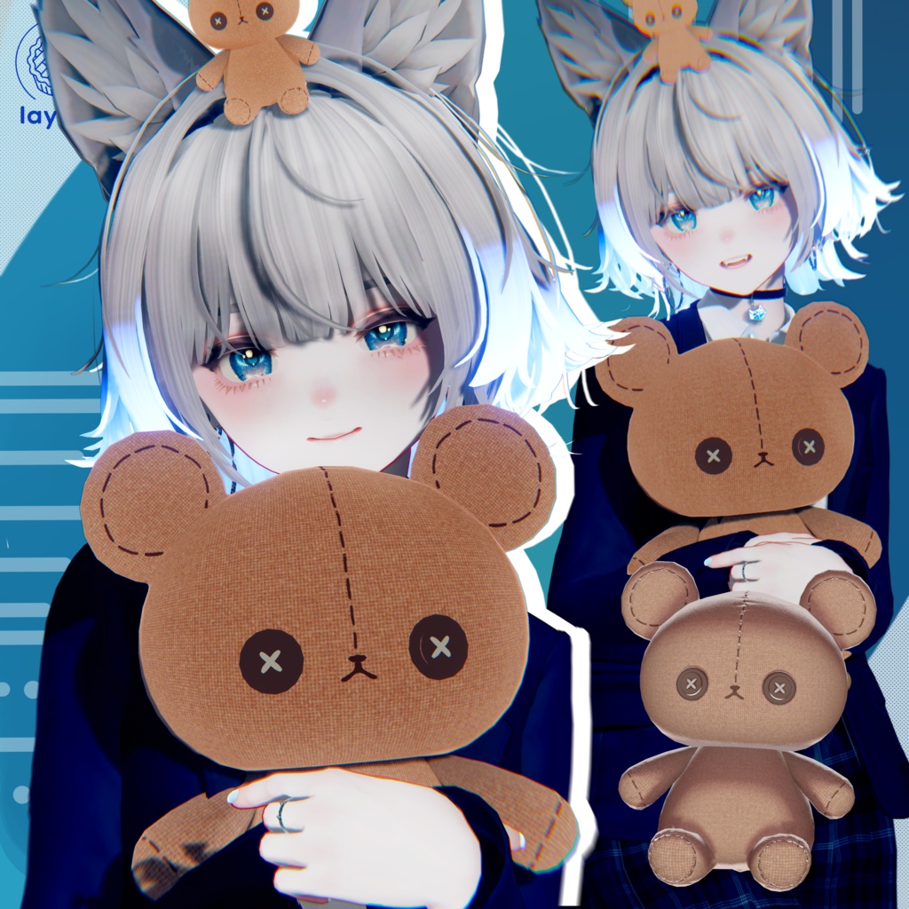 【期間限定無料あり!】くまうさぬいぐるみ