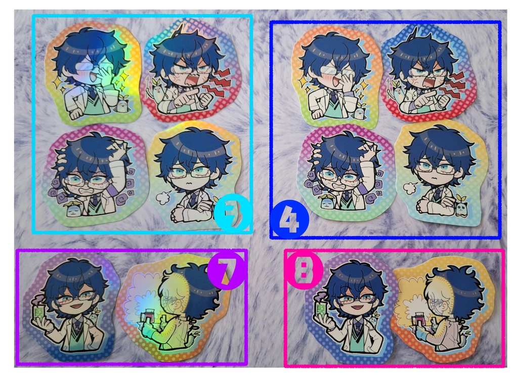 【非公式】喜怒哀楽いろいろステッカー