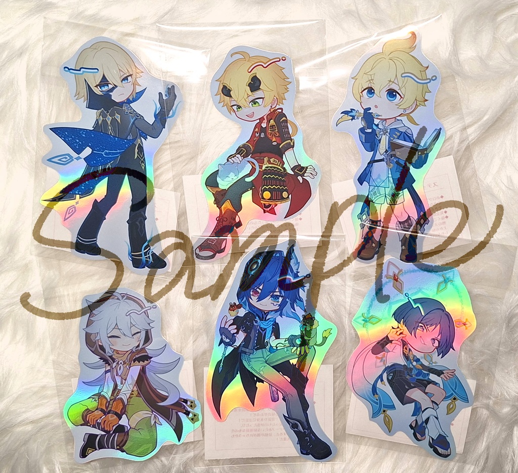 ホロステッカー【男】